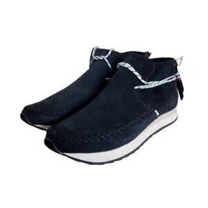 TOMS Rio High Top  Women's Size 7 Black Suede Sneakers Casual Shoes 10012378 NEW